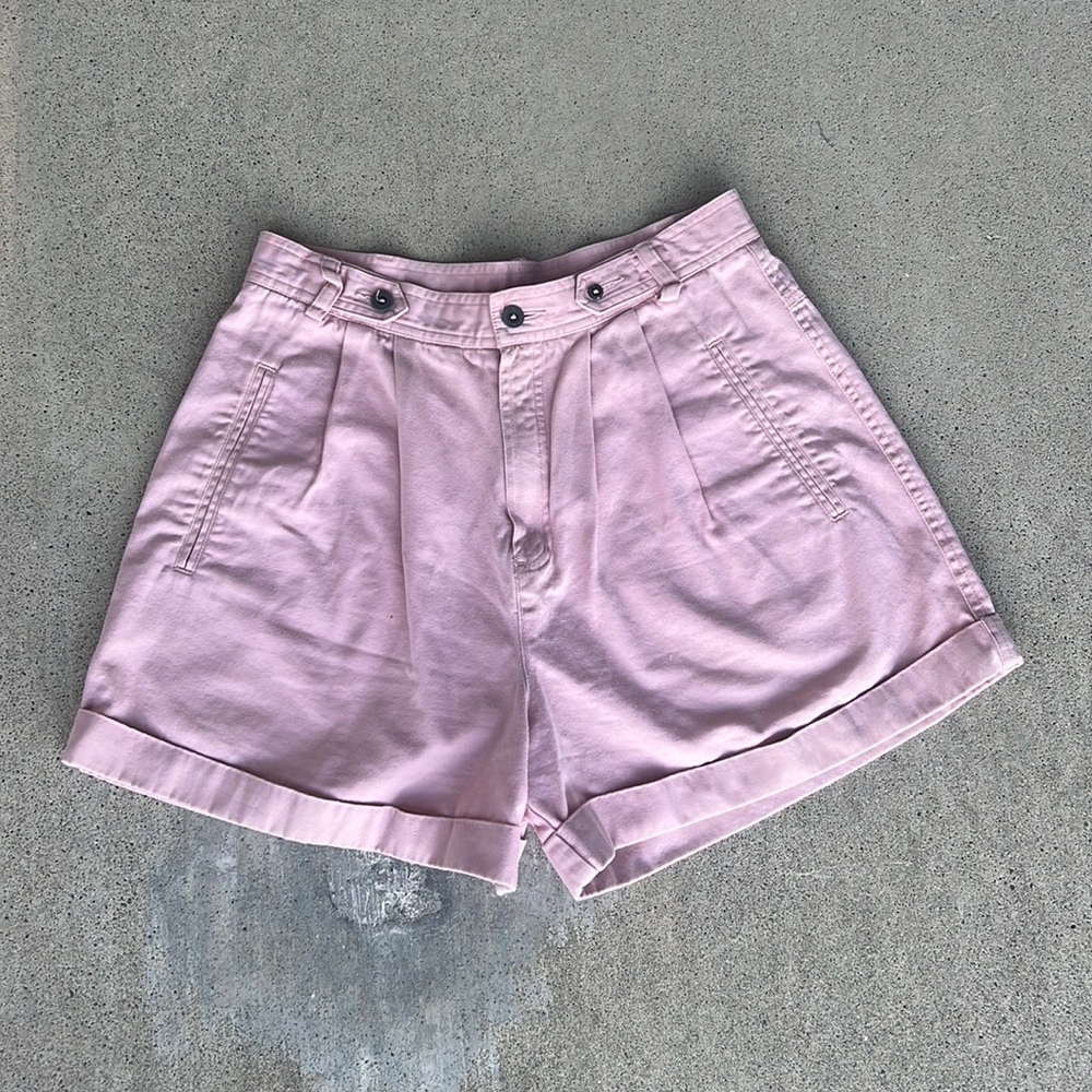 Vintage cotton high waisted balloon shorts